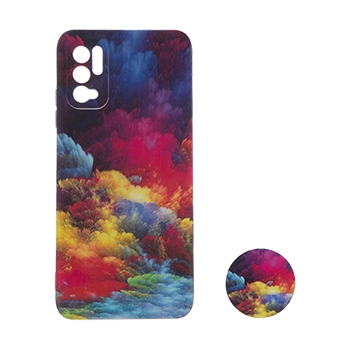 کاور ابرنگی مدلN101 مناسب برای گوشی موبایل شیائومی Poco M3 Pro به همراه پایه نگهدارنده